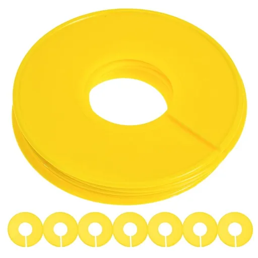 20Pcs Clothing Size Dividers Round Plastic Closet Separators for Wardrobe and Rack Sorting
