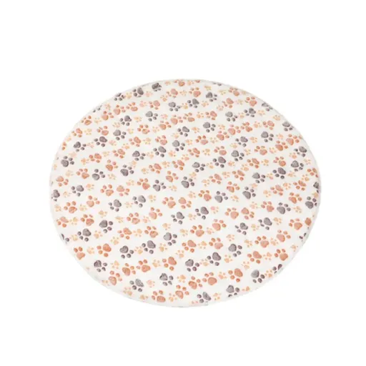 Waterproof Dog Pads Round Diaper Pads Pet Training Pads for Puppies and Dogs - White-55cm