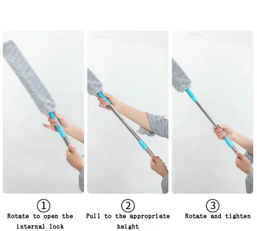 Underbed Dust Wiper – Extendable to 130cm, home use