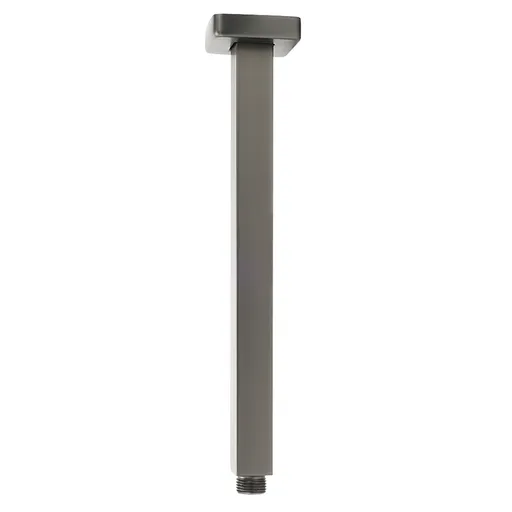 Bath Square 300mm Shower Component Brass Ceiling Extension Dropper Arm Gunmetal