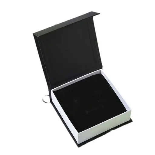 Pendant Gift Box Wedding/Propose Jewelry Box Velvet Insert Square Jewelry Set Box Leather Pendant Necklace Gift Box
