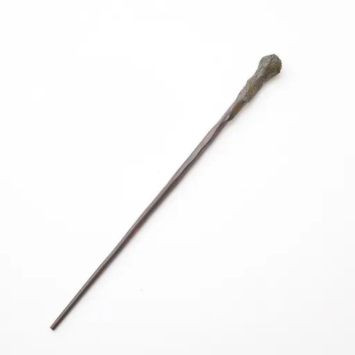 Resin Wizard Wand with Metal Core Handmade Halloween Christmas Cosplay Prop Style 5 Black Gold Stamping Gift Box