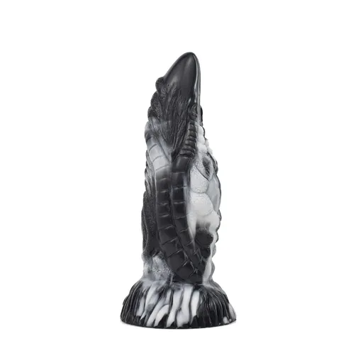House Of Dasein Black Tortoise 2108 Fantasy Beast Mythical Advanced Dildo Men Women - Black-White - 19Cm - Aurora