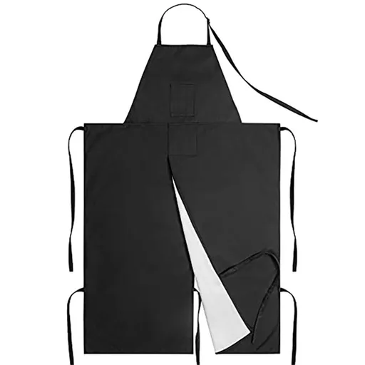 Reusable Full Coverage Waterproof Pottery Apron Split Leg -Lined Polyester Apron For Men & Women - For Ceramic Wheel Throwing, Woodturning, Painting, and Clay or Tattoo Artists