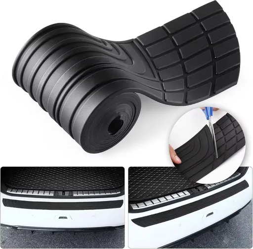 Car Bumper Protector, universal rubber anti-scratch accessory for the trunk, for Daily Car Use, Travel and Interior Organization