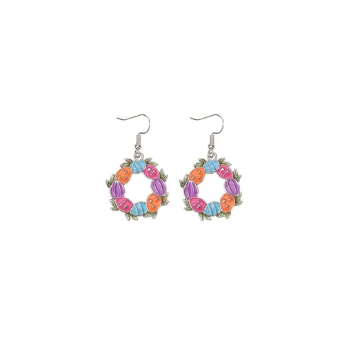 Cute Cartoon Earrings Funny Jewelry Gift for Girls Perfect for Birthdays Parties - Garland