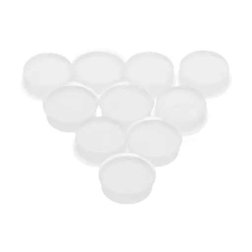 Soft Flute Hole Seals White Silicone for Effective Sound Control and Easy Installation 10Pcs