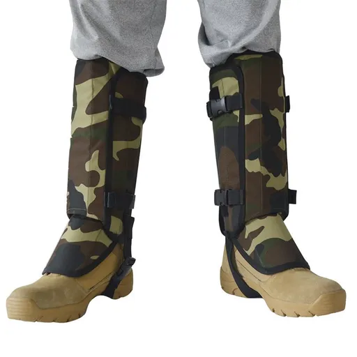 Leg Gaiters, Boot Gaiters Waterproof Leg Gaiters for Men and Women Anti-Tear Oxford Fabric for Outdoor Hiking Walking
