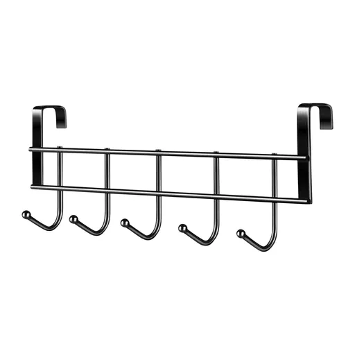 Over The Door Hooks, Door Hanger Hooks For Hanging, Over The Door Towel Racks With 5 Coat Hook, Over The Door Towel Rack For Kitchen, 5 cm