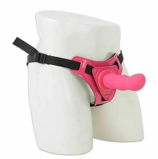 House Of Dasein Pink Dildo Belt Lesbian Couples G Spot Dong Strapon Harness - Pink