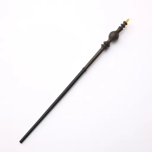 Classic Teacher Style Wizard Wand, Durable Metal Support Structure, Festival Party Prop, Style 14, Red Gold Stamping Ribbon Gift Box