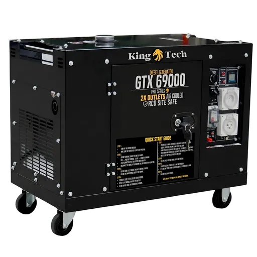 KINGTECH 8.4kW Max 6kW Rated Diesel Generator Single Phase