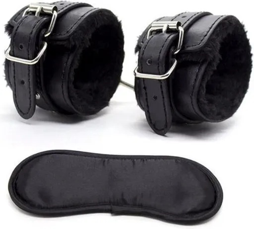 BDSM Eye Mask and Handcuffs Set