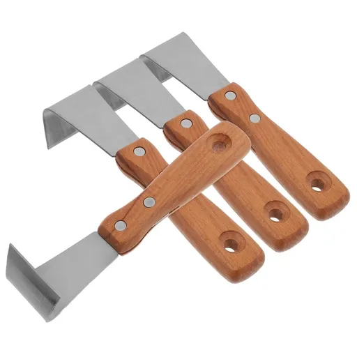 4-Piece Fruit Tree Bark Removal Tool Set, Compact and Gardening Tools for Tree Care, Pruning, and Maintenance