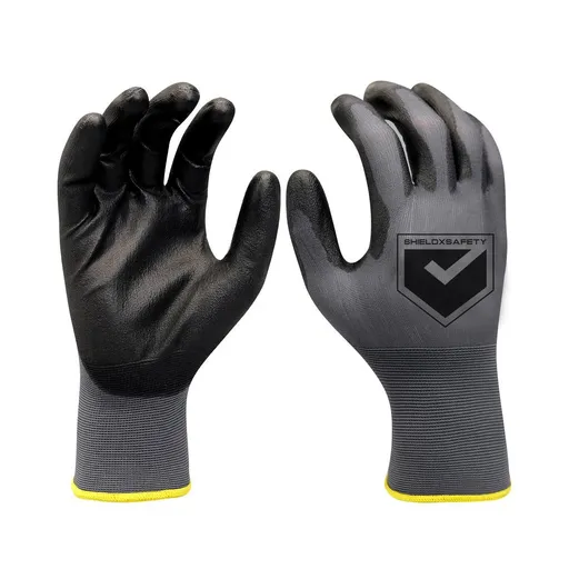 24 Pcs Work Gloves PU Coated General Purpose Hand Protection Garden Mechanic