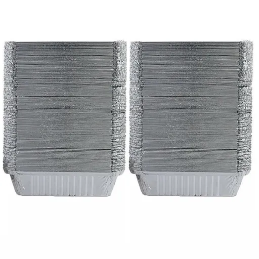 Bbq Aluminium Oven Foil Trays Food Disposable Container Tray Roasting Baking Au