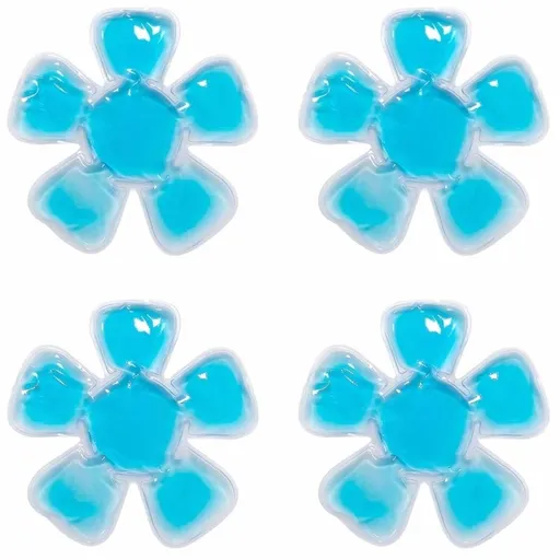 Cooling Gel Pack for Head, Gel Cooling Pack for Heat Relief 7.09 Inch Hard Hat Ice Liner Fits Catcher Helmets Sports Headwear Comfort Light Blue 4PCS