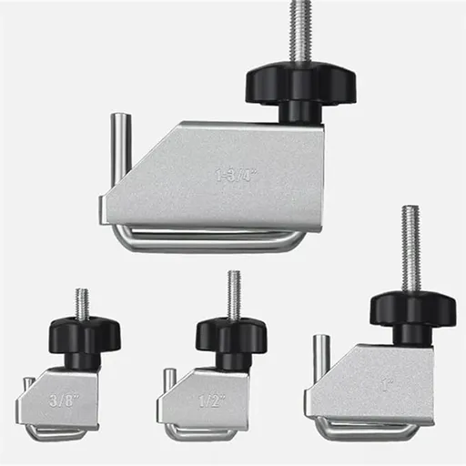 4PCS Fluid Line Hose Pinch Off Pliers Set,Fluid Line Hose Off Pinch Set Tool Hose Clamp Pliers Set 1-3/4" 1" 1/2" 3/8" for Fuel Radiator Heater Hose,Heavy-Duty Automotive Fluid Line Clamp Tool