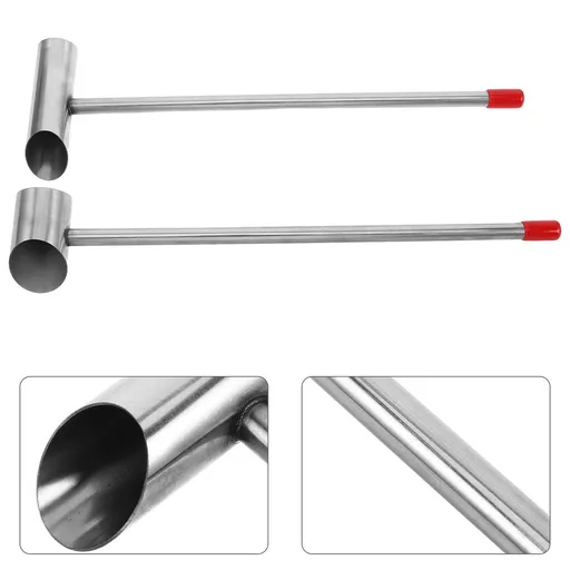 2Pcs Stainless Steel Candy Scoop Marshmallow Making Tool Cotton Candy Machine Accessory