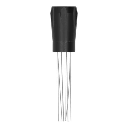 Coffee Distribution Tool Stainless Steel Aluminum Alloy Ergonomic Handle Easy Cleaning Coffee Tool for Cafe Black with Magnet