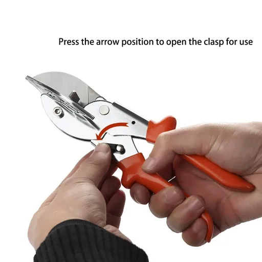 Multi Angle Miter Shear Cutter Hand Tools,45-135 Degree Adjustable Angle Scissors Trim Shears easy to cut.