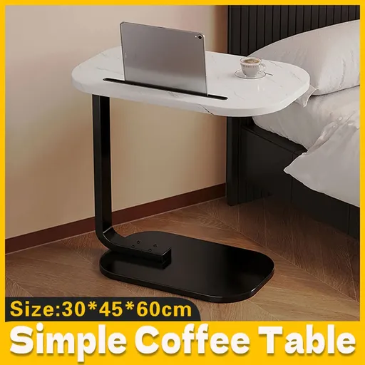 Mini Side Table Wooden Board Movable Lightweight Small Desk Compact Home Office