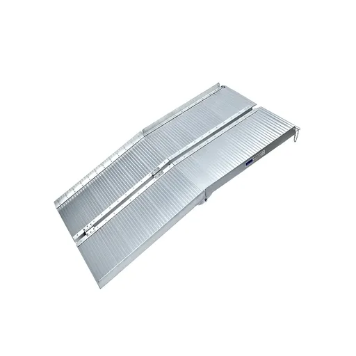 Kartrite 4ft Portable Aluminium Folding Wheelchair Ramp 275kg Heavy Duty Non-Slip Suitcase Ramp for Steps Kerbs