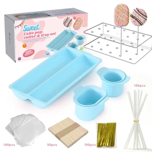 Lollipop Cake Mold Set - 8PCS - blue
