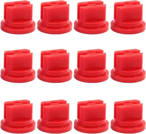 12Pcs Flat Fan Spray Tip 110 Degree Plastic Spray Nozzle Tip Fan Shaped Atomizing Nozzle Agriculture Greenhouse Sprayer Equipment