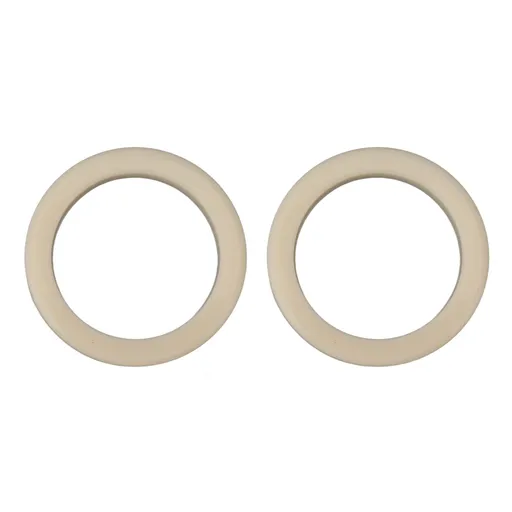 2Pcs 54mm Silicone Steam Ring Silicone Gasket for Breville 8 Series 870 878 880 860 840 Grouphead Gasket Replacement Part Beige