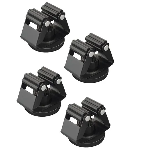 Magnetic Broom Holder,4PCS Anti-Slip Magnetic Mount Storage Broom Holders with Rubber Grippers,11lbs Heavy Duty Magnetic Tool Holder for Work Garage Laundry Kitchen RV Van Accessories