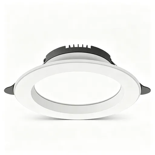 Elegant White 5W Warm White [Zinc-Iron Alloy] (Cutout 7-9cm) | Recessed LED Ceiling Light | Halloween Warm Durable Gift | Zinc-Iron Alloy Warm Light Downlight