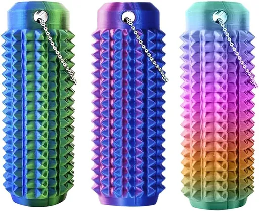 3PC Little Ouchies Fidget Toys Adults, Pain Stim Fidget Anxiety Relief for Anxiety and Stress Reduction,Portable Travel Stress Relief Spiky Fidget Keychain