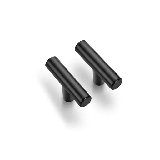 2Pack 2 inch Cabinet Pulls Matte Black Stainless Steel Kitchen Drawer Pulls Cupboard Handles Cabinet Handles