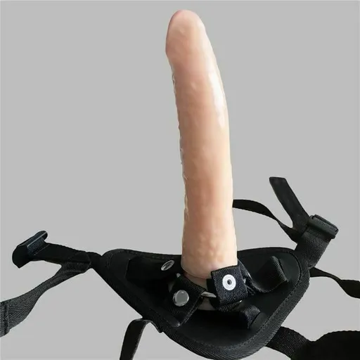 House Of Dasein Realistic Jelly Dildo Strapon Harness Couples On - Flesh