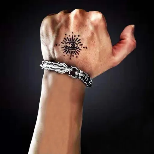 Vintage Dragon Design Bracelets for Men - Marine-Grade Titanium Steel, Waterproof, Rust-Proof, and Scratch-Resistant