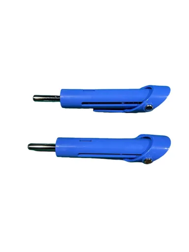2 Pack Weight Stack Pins, 9.5mm Gym Weight Machine Replacement Pins for Cable & Strength Equipment - Blue