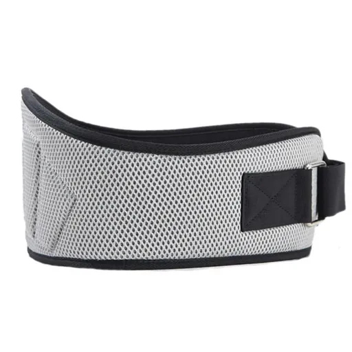 Weightlifting Belt for Men and Women Gray Adjustable Gym Training Powerlifting Back Support Belt Gray XL