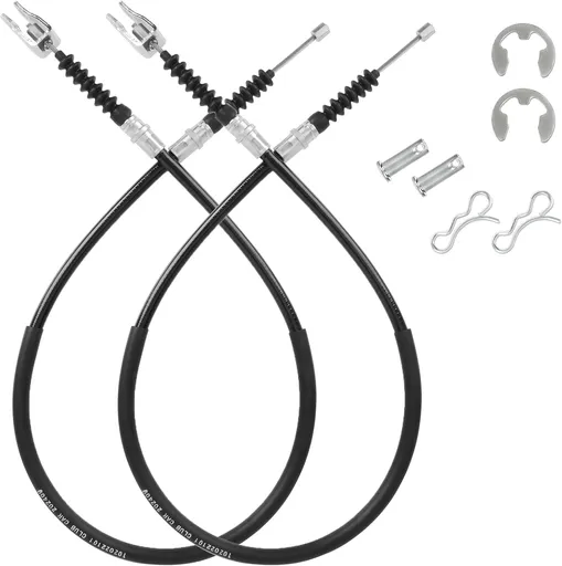 Club Car DS Brake Cable Kit Stainless Steel Core 2000-Up 102022101 Driver & Passenger Side Cables -
