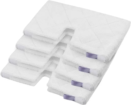 S3501 S3601 Steam Mop Replacement Pads Compatible with Shark Steam Pocket Mop, Vacmop Replacement Pads or Shark Steamer Pads S3500 Series S3501 S3601 S3550 S3601D S3901 S3801 S3801CO, White