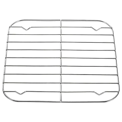 Stainless Steel Baking Rack, 8.3x8.3in Square Wire Mesh Cooling Rack, Oven Drying Stand and Roasting Grid for Draining Grilling, Fits Standard Baking Pan