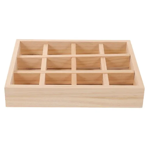 Wooden Jewelry Organizer Box in Khaki, Wedding Set, Elegant Storage Solution for , Necklaces, and Accessories