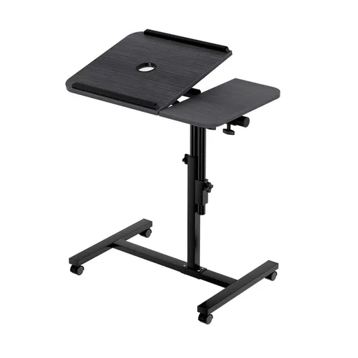 Artiss Laptop Desk Table Fan Cooling Black 60CM