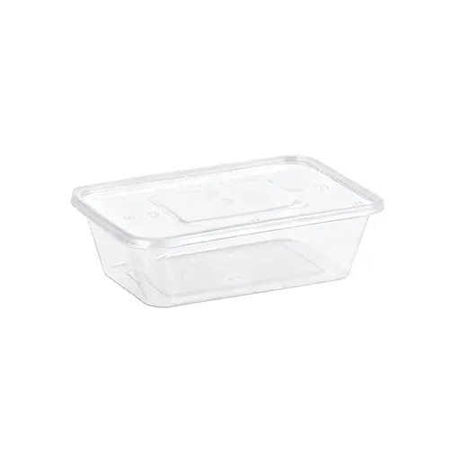 50PCS Food-Grade Disposable Square Takeout Container 750/1000ml - 750ml