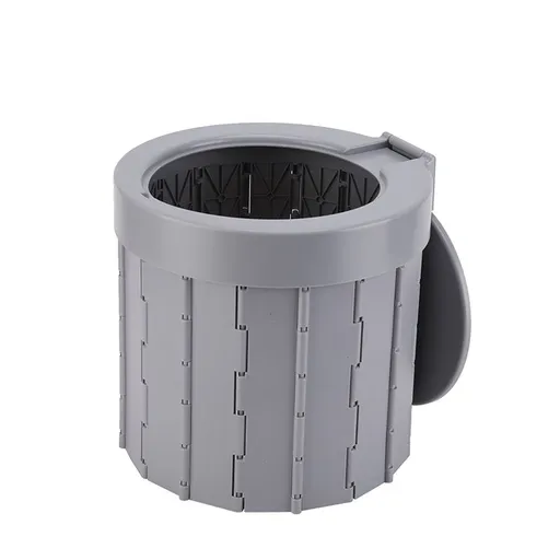 Premium Portable Toilet with Lid, Folding Car for Kids Adults Outdoor Travel Emergency Toilet for Camping, Hiking, Long Trips
