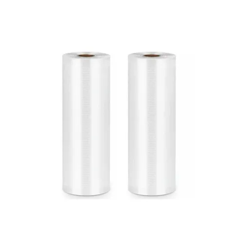 1-10x Commercial Heat-Resistant Vacuum Sealer Rolls for Food Storage - 2 Rolls (32cm x 5m)