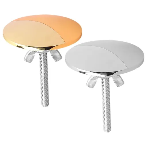 Metal Sink Hole Cover Caps for Kitchen & Bathroom Faucets, Decorative Leak-Resistant Sink Hole Plugs, and Easy to Install