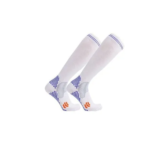 Compression Socks Miracle Copper Anti Fatigue Unisex Travel DVT Comfort L/XL - 1Pair White