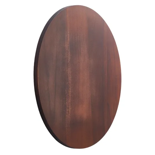 61 cm Wood Lazy Susan Turntable, 360° Rotation Round Clear Tabletop Rotating Tray, Acacia Wood Dining Table Centerpiece, Smooth and Silent Spin, for Family Gatherings, Banquets and Weddings
