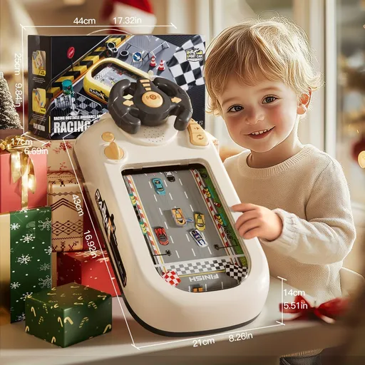 Racing Steering Wheel Toy for Kids Interactive Play